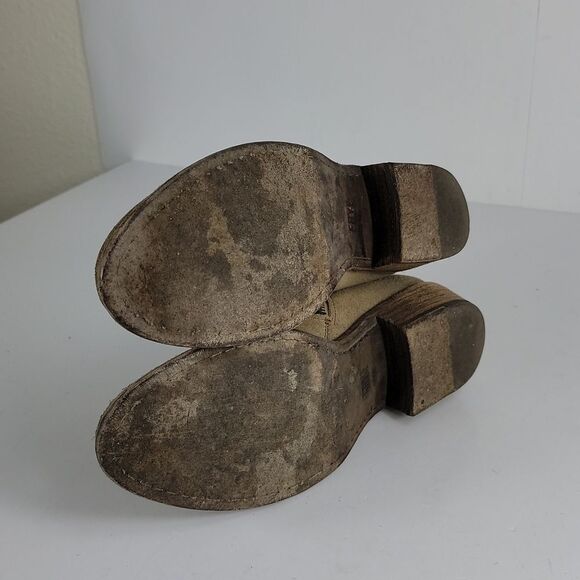 Frye Carson Piping Suede Leather Women's Booties - Picture 14 of 14